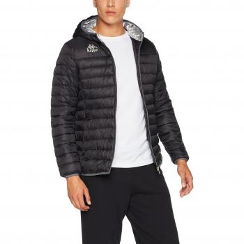 Chaqueta Kappa Dasia Acolchada, Unisex Adulto, Color Negro, 2XS