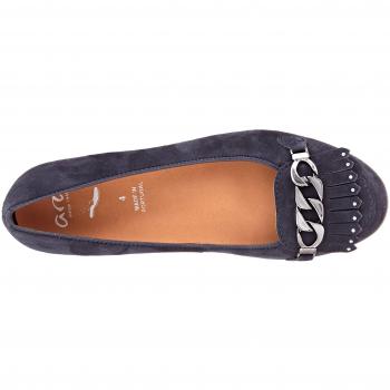 ARA Dame geschlossene Ballerinas Blau Größe 42.5 EU