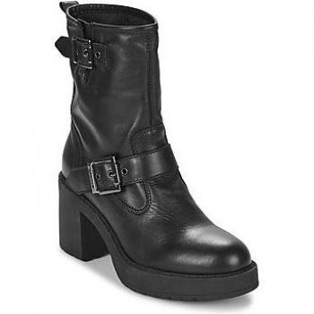 Nero Giardini Damen High Heels Schwarz Blockabsatz 36