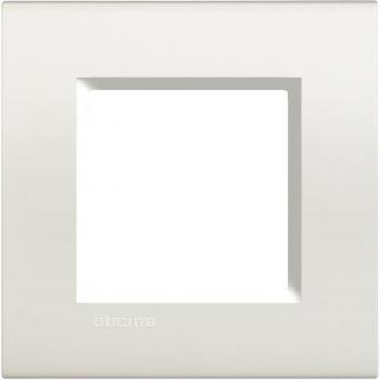 BTICINO LIVINGLIGHT PLACCA 2 MODULI COLORE BIANCO LNA4802BI