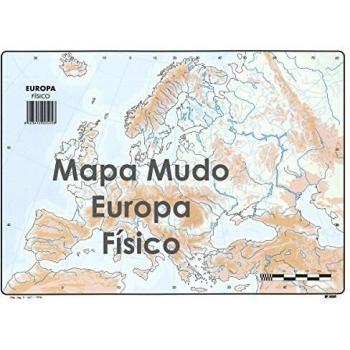 Selvi mapa mudo físico de europa a4 -50u