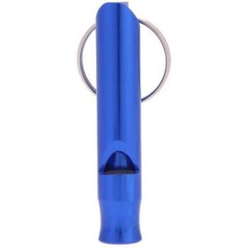 Silbato Azul de Aluminio para Supervivencia