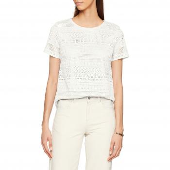 Camiseta Vero Moda Vmhoney Lace S/s para Mujer, Color Blanco