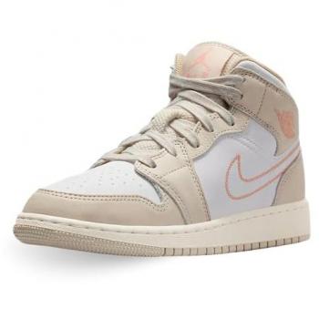 Jordan AJ1 Mid Sneakers Beige – Unisex