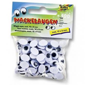751209 100ST Wackelaugen oval D12mm
