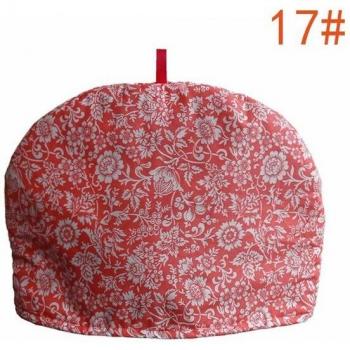 Staubdichte Teekannenabdeckung mit floralem Design