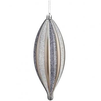 PVC lange zilveren accent