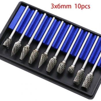 Dremel-Compatible Tungsten Carbide Burrs