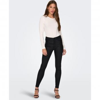 Jdy Pantaloni New Thunder Coated High Skinny Black L