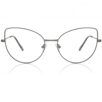 SmartBuy Collection Graue Metallbrille für Herren mit Blaulichtschutz