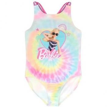 Barbie Meisjes Badmode Eendelig met Tie Dye 11-12 jaar Blauw/Roze
