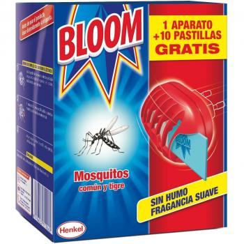 Bloom Eléctrico Antimosquitos Aparato + 10 Pastillas