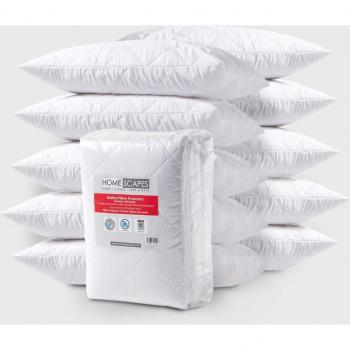 Quilted Pillow Protector, Pack of 10