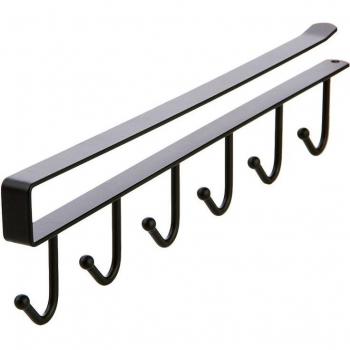 6-Piece Mug and Clothes Hanging Hooks Set
