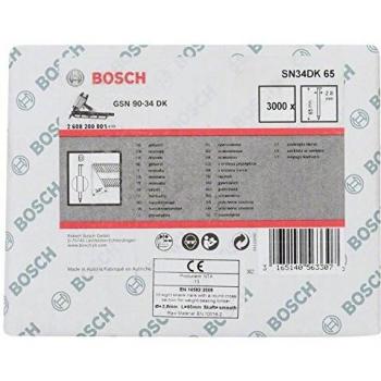 Bosch Accessories D-Kopf Streifennagel SN34DK 65, 2,8 mm, 65 mm, blank, glatt