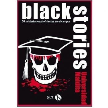 Black Stories Universidad Maldita Juegos de mesa Gen X