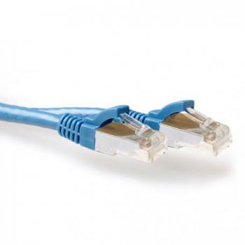 ACT Blue 5m LSZH SFTP CAT6A Netzwerkkabel Snagless mit RJ45 Steckern