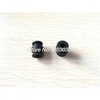 10 Unidades Goma Negra 7mm Diámetro, 20mm Altura, Amortiguador