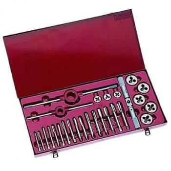 Cassetta con Set Utensili Filettatura HS-4M M5-M12 Dormer HSS 32 Pezzi