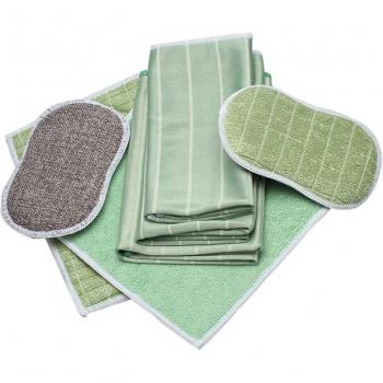 Kit Éponge et Chiffons Microfibre pour Ménage