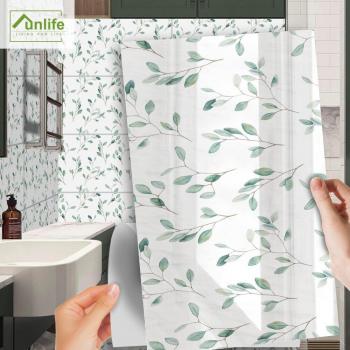 Eukalyptus‑PVC‑Aufkleber 30 × 60 cm – Backdrop für Küche & Badezimmer