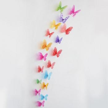 PVC Butterfly Stickers for Home Decoration