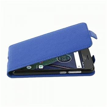 Cadorabo Custodia Protettiva in Blu per Moto G5 Plus