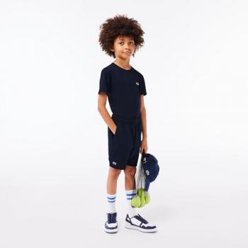 Lacoste Boys' Navy Blue Activewear Shorts