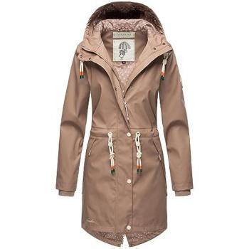 Talpa Eco‑Storm di NAVAHOO: Giacca Verde Scuro, Arancio e Bianco
