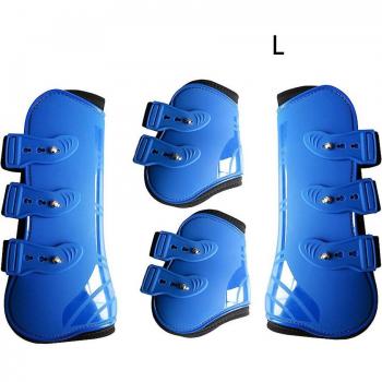 Attelle d’équitation ferme, enveloppe avant‑arrière en cuir PU, réglable et durable
