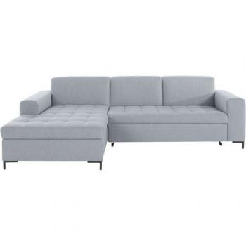 Ecksofa Grazzo, elegantes Design, recyceltes Polyester