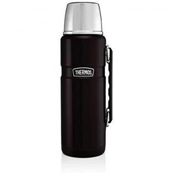 New Retro Design Thermos 1.2 Litre New Stainless Steel King Hot Drink Flask UK