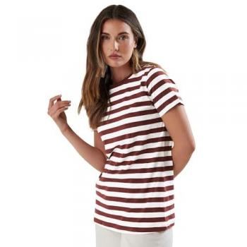 Burgundy Tall Stripe Top
