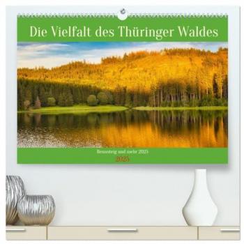 Die Vielfalt des Thüringer Waldes (hochwertiger Premium Wandkalender 2025 DIN A2 quer) Kunstdruck in Hochglanz