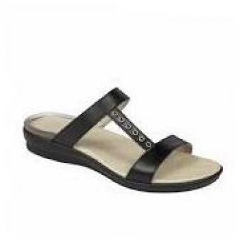 Dr. Scholl's Salli Sandalo in Pelle Nero Taglia 40