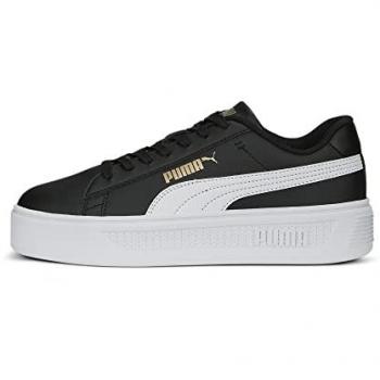 PUMA Damen Sneaker Smash Platform v3 Schwarz 36