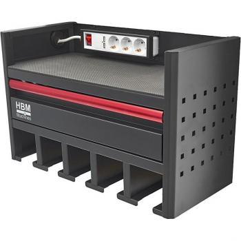Étagère d'outils HBM avec alimentation intégrée