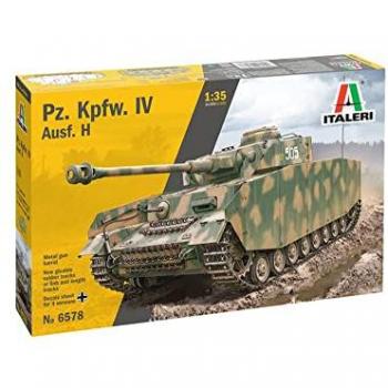 Kit de Construcción Tanque Pz.Kpfw. IV Ausf. H 1:35 con Cañón de 75 mm KwK 40L/48