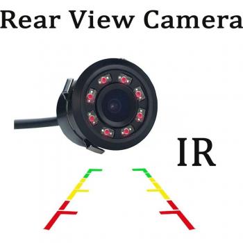 Waterproof HD Rear View Backup Camera for Cars with 8 Infrared Night Vision and 8 LED Assist