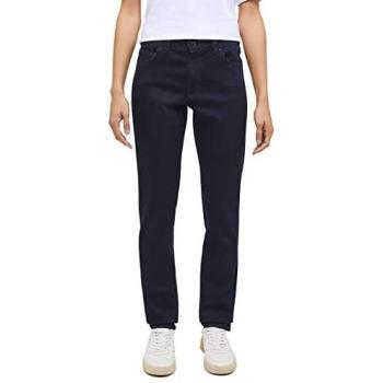 MUSTANG Damen Relaxed Slim Jeans – Gr. 46, Länge 34, 940 Dunkelblau
