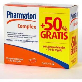 Pharmaton Complejo 100 Comprimidos Compactos 66+34