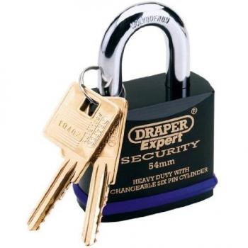 Draper Heavy Duty Solid Steel Padlock