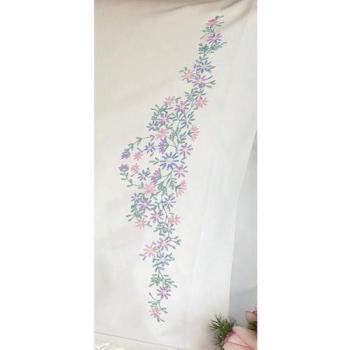 Wildflower Patterned Stamped Case – 51 x 76 x 0.2 cm, Polyester‑Blend, Vibrant Colours