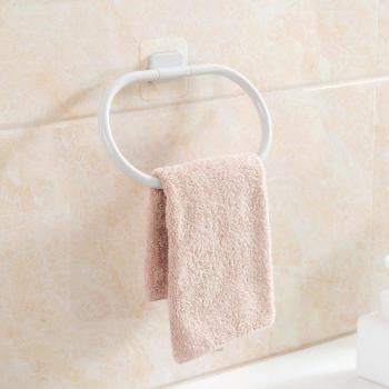 Anneau porte‑serviettes ABS – Accessoire de salle de bain élégant
