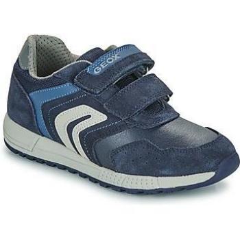 Scarpe da ginnastica in pelle Geox Alben Navy / Dark Avio EU 28
