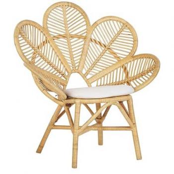 Fauteuil Emmanuelle en Rotin Naturel
