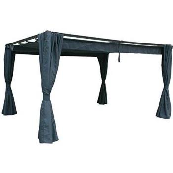 Cortinas para pérgola Palmeira antracita