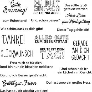Scrapbooking Zubehör für Geburtstagskarten