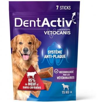 Hygiène Dentaire Vetocanis 7 Bâtonnets Bœuf
