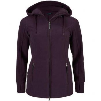 Fleece‑Jacke POLARINO Damen – Gr. 40, sportlicher Stil, aus Fleece, lila